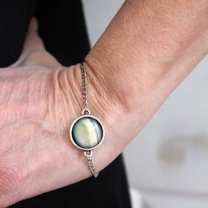 CLEARANCE Saturn Planet Galaxy Weltraum Armband - Universum Schmuck - Petite Cosmic Armband - Weltraum Schmuck Wissenschaft Hochzeitsgeschenk