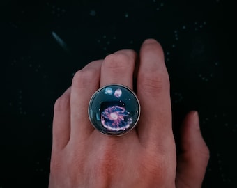 Interchangeable JWST Ring with First Images - James Webb Space Telescope NASA Interactive Change Out Jewelry for Travel, Teachers