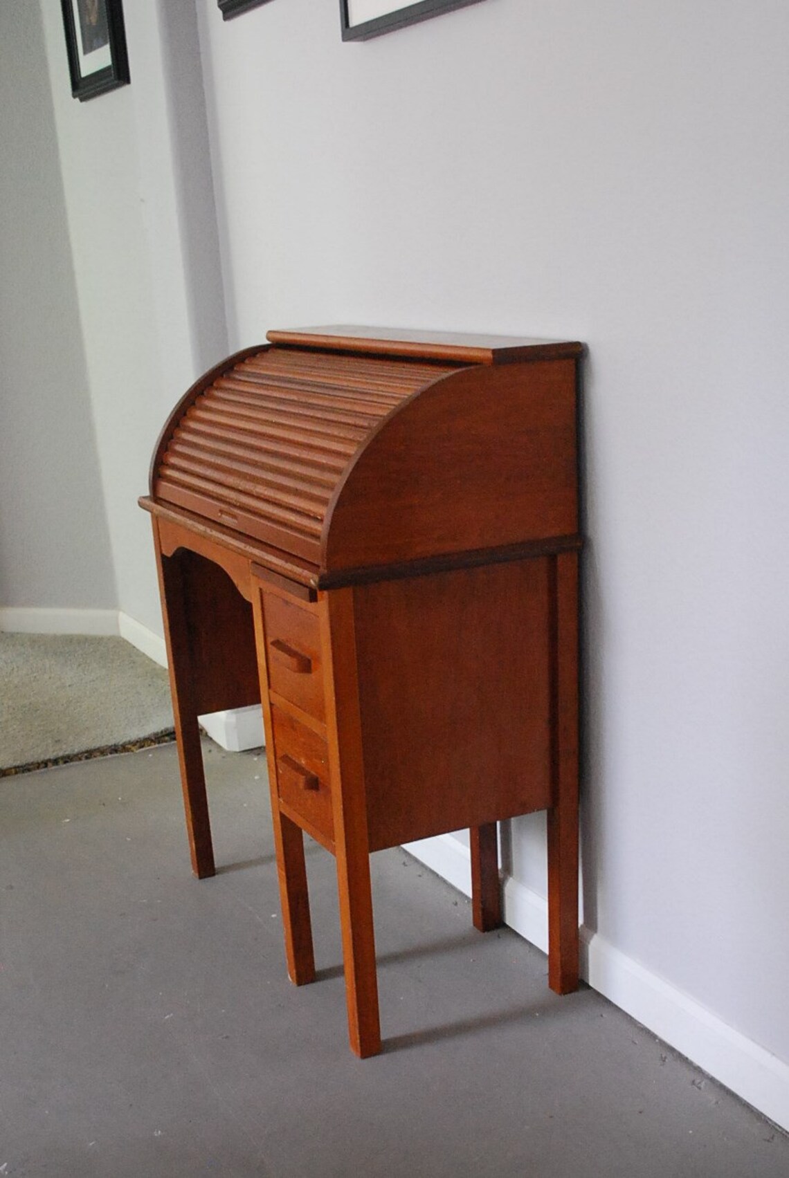 Vintage Roll Top Desk Eastman Childs Etsy