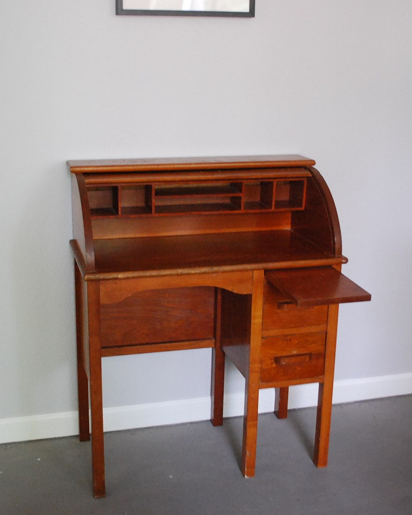 Vintage Roll Top Desk Eastman Childs Etsy