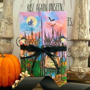 ハロウィーン ロイヤルティ ジオラマ ゲートフォールド カード 4 枚セット