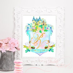 Custom Personalized Crest Wedding and Stationery image 1