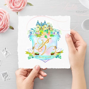 Custom Personalized Crest Wedding and Stationery image 3