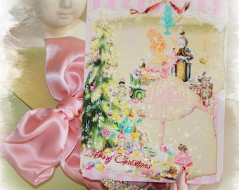 Sugarplum Fairy Christmas, Nutcracker Ballet Card Set of Six Flat or Folded Choice