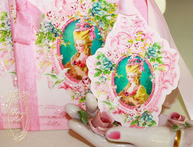 Event Shower Marie Antoinette Invitations Pink Musique of Enchantment Wedding Bachelorette Party Tea