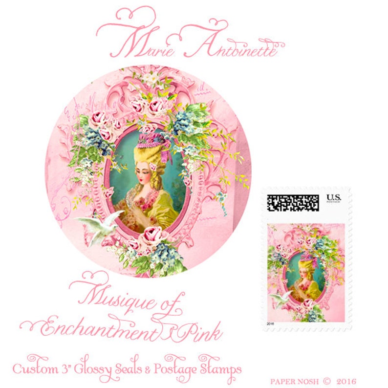 Event Shower Marie Antoinette Invitations Pink Musique of Enchantment Wedding Bachelorette Party Tea