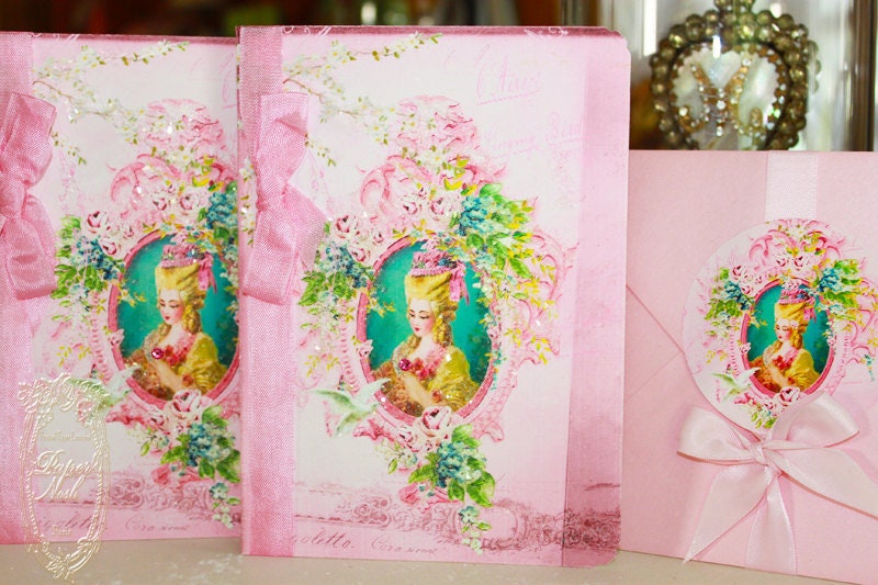 Event Shower Marie Antoinette Invitations Pink Musique of Enchantment Wedding Bachelorette Party Tea