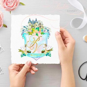 Custom Personalized Crest Wedding and Stationery Bild 8