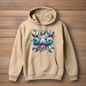 Best Dad Ever Hoodie, Mechanic Dad Hoodie, Father&#39;s Day Gift, Fixer Dad Hoodie, Hanydman Tools, Father Hoodie, New Dad Hoodie, Dad Gifts