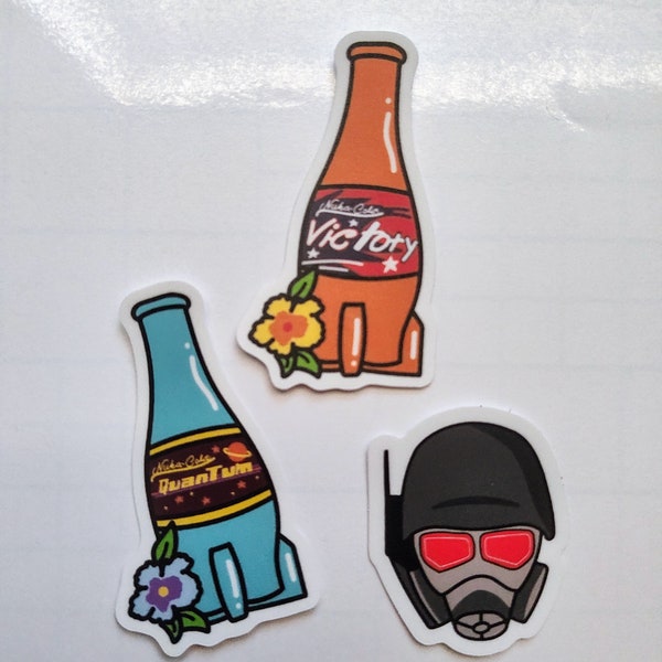 Fallout Inspired Stickers Nuka Cola - NCR Helmet