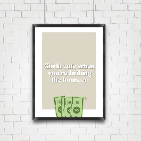 Tate McRae Think Later Song Lyrics, Colourful Aesthetic Minimalist Music Poster Quote  Pop Trendy Money Digital Download Wall Art Decor