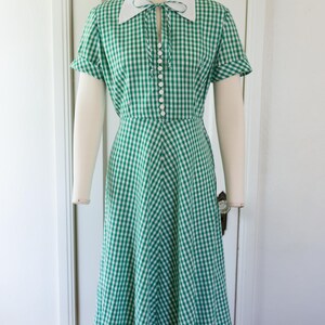 green emerald velvet dress Ruby Dress in Hampton Green, A Classic & Authentic 1940s Vintage Inspired style by The Seamstress of Bloomsbury 16