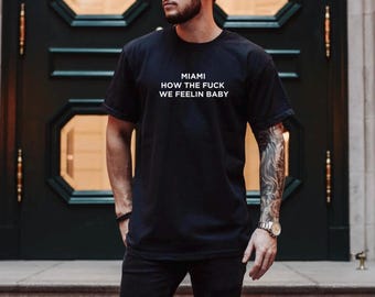 Camiseta Miami Rave: Camiseta con colores cómodos inspirada en John Summit