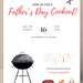 Fathers Day Cookout Invitation, BBQ Template, Editable - Etsy