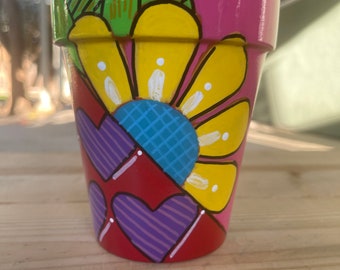Terrakotta Blumentopf / Übertopf aus Keramik