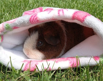 Fleece Snuggle Sack: Cozy Small Pet Bed for Guinea Pigs