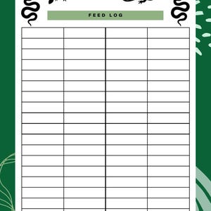 Photo inspiration: Printable Reptile Record Photo Inspiration