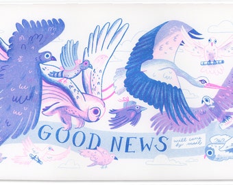 Good News – Risograph Print
