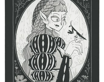 Lady Knight, Mantis – Screen Print