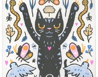 Cricket's World – Risograph Print