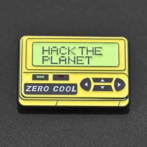 Hackers - Hack The Planet Enamel Pin