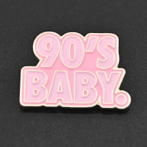 90&#39;s Baby Enamel Pin