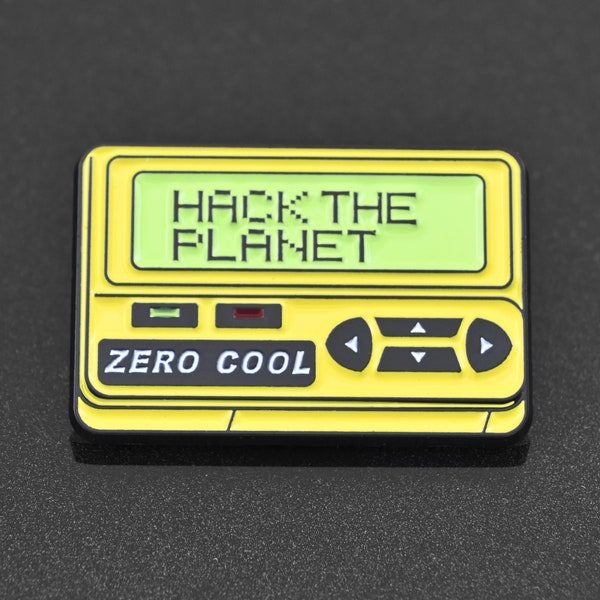 Hackers - Hack The Planet Enamel Pin