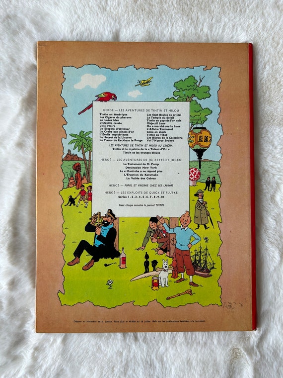 Les Aventures De Tintin: Le Temple Du Soleil by Hergé, First
