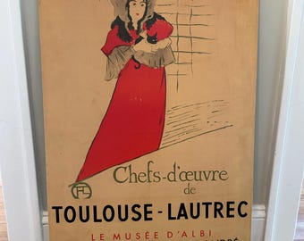 トゥールーズ・ロートレックの複製画 - ル・シャ・ノワール（黒