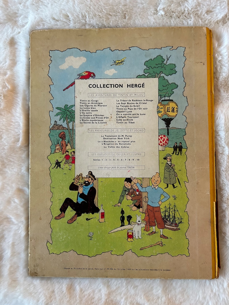 Hergé : Tintin ; Coke en stock en édition originale belge de 1958 à 4e