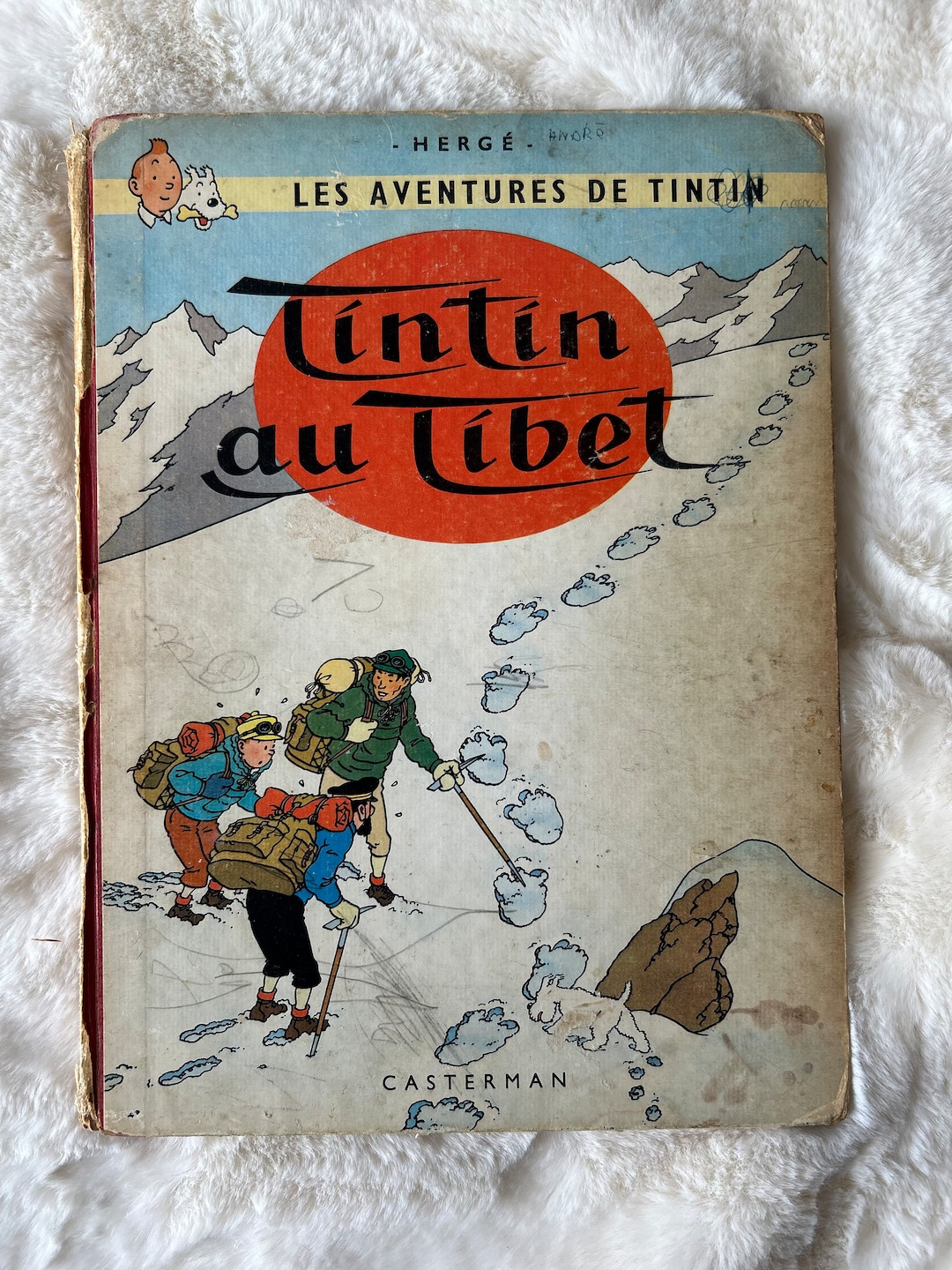 Les Aventures De Tintin: Tintin Au Tibet by Hergé, First Edition