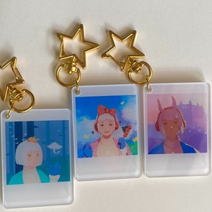 Sky Children of the Light Polaroid Keychain