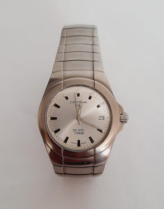 Reloj Certina DS Spel Cuarzo 39MM DS SPEL Titanio 115.7155.12 Etsy