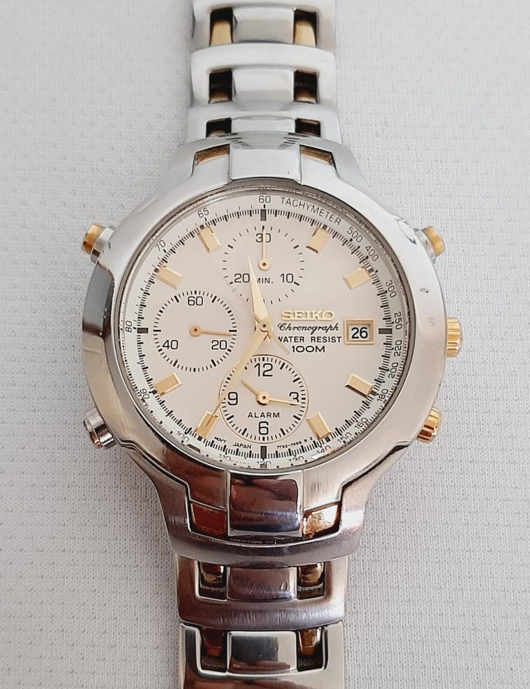 Reloj Cronógrafo Seiko 7T32-7G90 Vintage, Hombre Cuarzo - Etsy Reloj Cronógrafo Seiko 7T32-7G90 Vintage, Hombre Cuarzo - Etsy