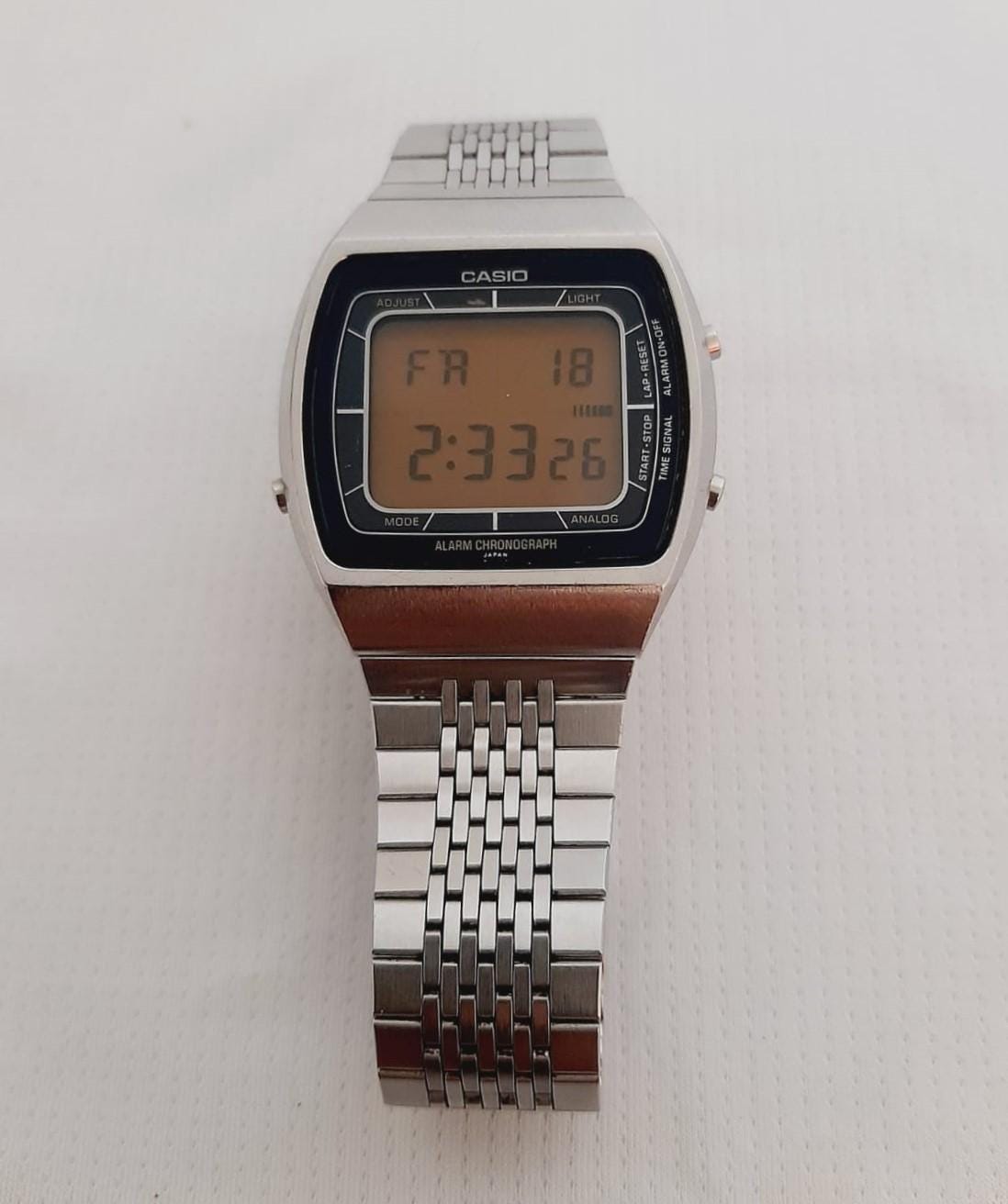 Casio 103 A203 Cuarzo Digital LCD, Blue Thunder, Alarma Cronógrafo