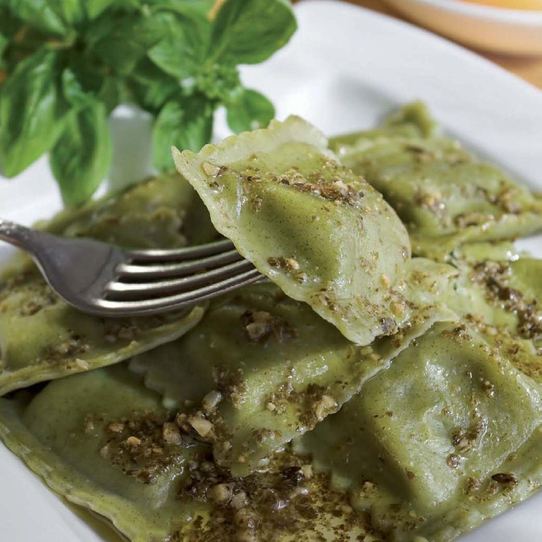 Green Basil Ravioli – A Tasty and Wholesome Recipe Combining Soft Pasta ...