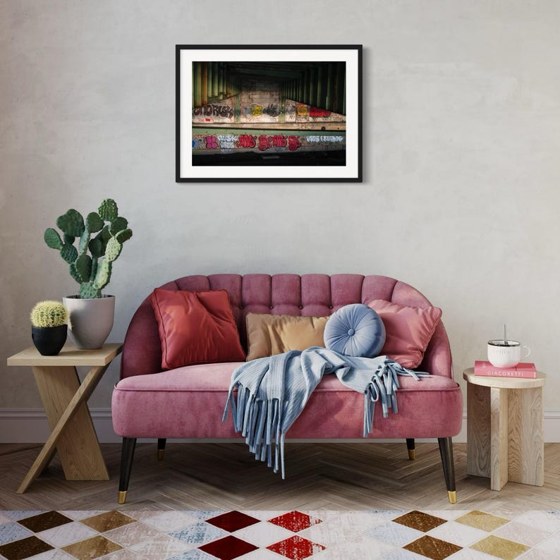 Amtrak Train Tunnel in Manhattan, Wall Art, Fine Art Photo Print