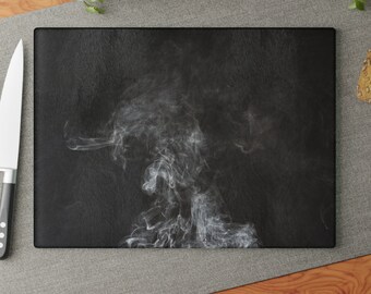 Black Glass Cutting Board