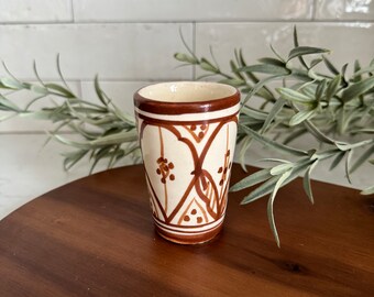 Marokkanische Keramik Tasse | Handgemacht & Handbemalt | Für Kaffee und Tee