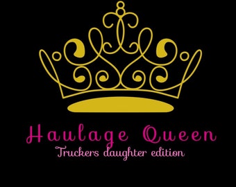 Haulage Queen Truckers Daughter Hoodie