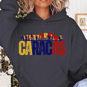 Caracas Venezuela Hoodie: City Skyline Sweatshirt