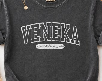 Venezuela Comfort Colors T-Shirt Latina Pride Venezuelan People Gift Veneka Shirt Venezuelan Word Tee Gift For Venezuelan Girl Vzla Trendy