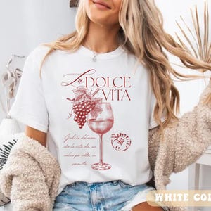 La Dolce Vita Comfort Colors Tee: Italian Summer Graphic T-Shirt