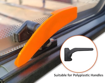 Campervan Window Latch Security Lock for Polyplastic Handles