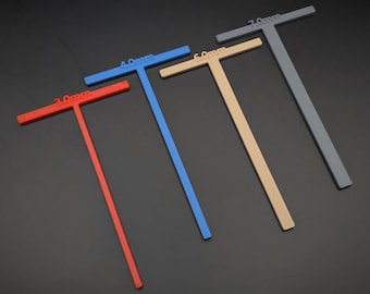 3D Printed T-Spacers - Wide Version – 2mm-10mm - Book Binding & Box Making Craft Alignment Tool