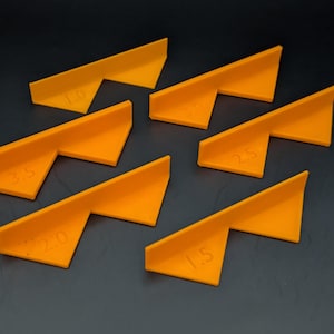 3D Printed Corner Measuring and Cutting Guide - Book Binding & Box Making Craft Alignment Tool