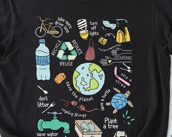 Comfort Colors® Earth Day Shirt, Eco Friendly Shirt, Climate Change Shirt, Planet Lover T-Shirt, Nature Lover Shirt, Happy Earth Day Shirt