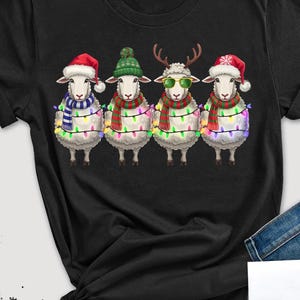 Sheep Christmas Shirt, Christmas Farmer Shirt, Funny Animals Christmas Shirt, Farmer Xmas Gift, Sheep Lover Christmas Shirt, Xmas Farmer Tee