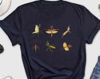 Praying Mantis Shirt, Insect Shirt, Bug Shirt, Mantis Shirt, Entomologist Shirt, Nature Shirt, Funny Entomologist Shirt, Insect Addict Shirt