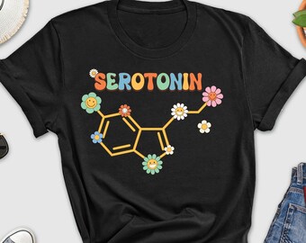 Serotonin Shirt, Mental Health Matters Shirt, Anxiety Shirt, Good Vibes Shirt, Mental Shirt for Women, Mental Health Awareness, SSRI Shirt